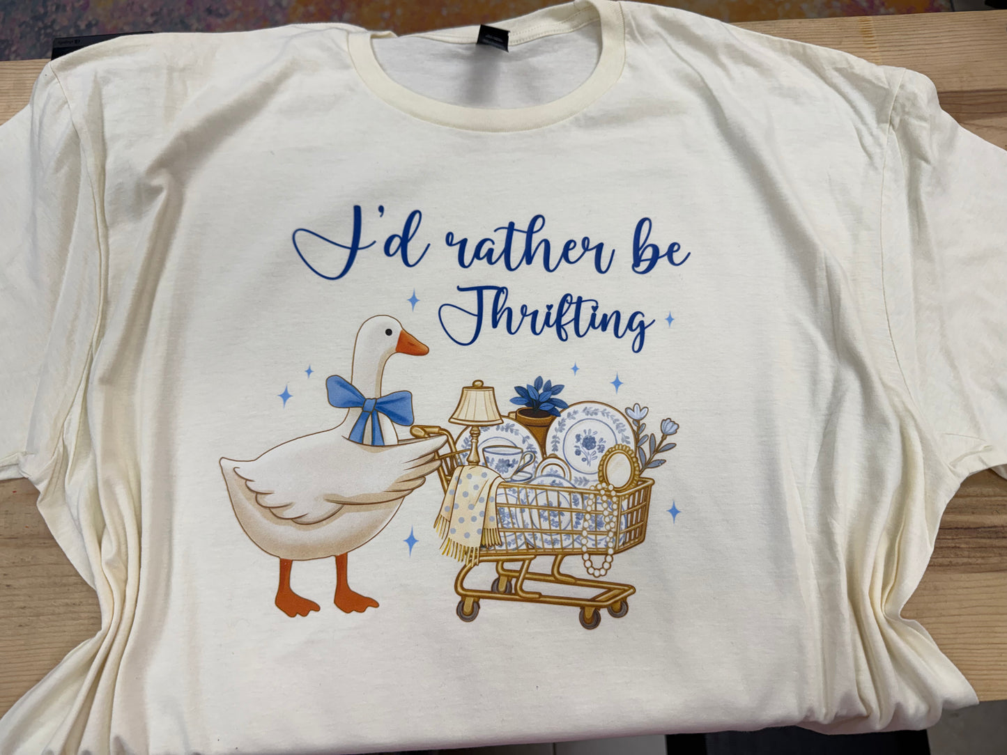 I’d Rather be Thrifting Tee Shirt