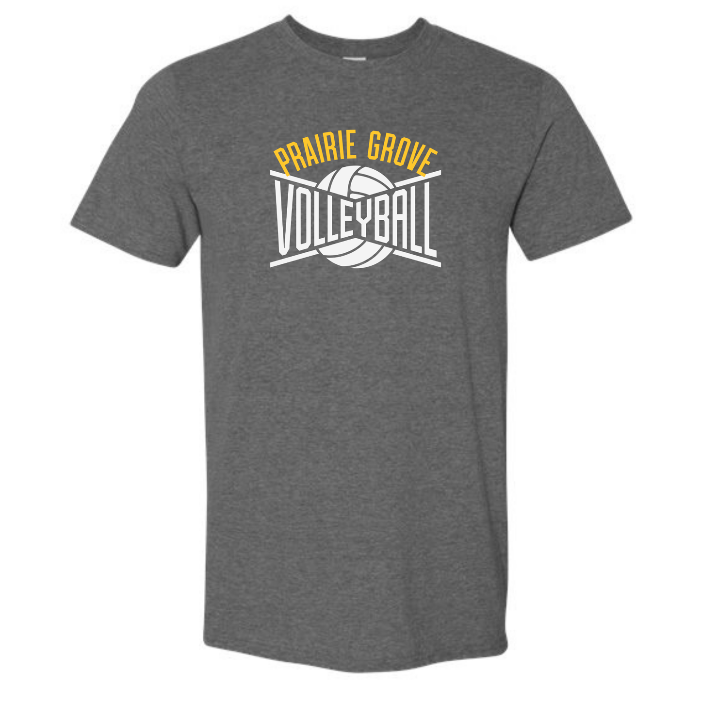 Prairie Grove Volleyball Ace Tee Shirt, Sweatshirt or Hoodie - Grey