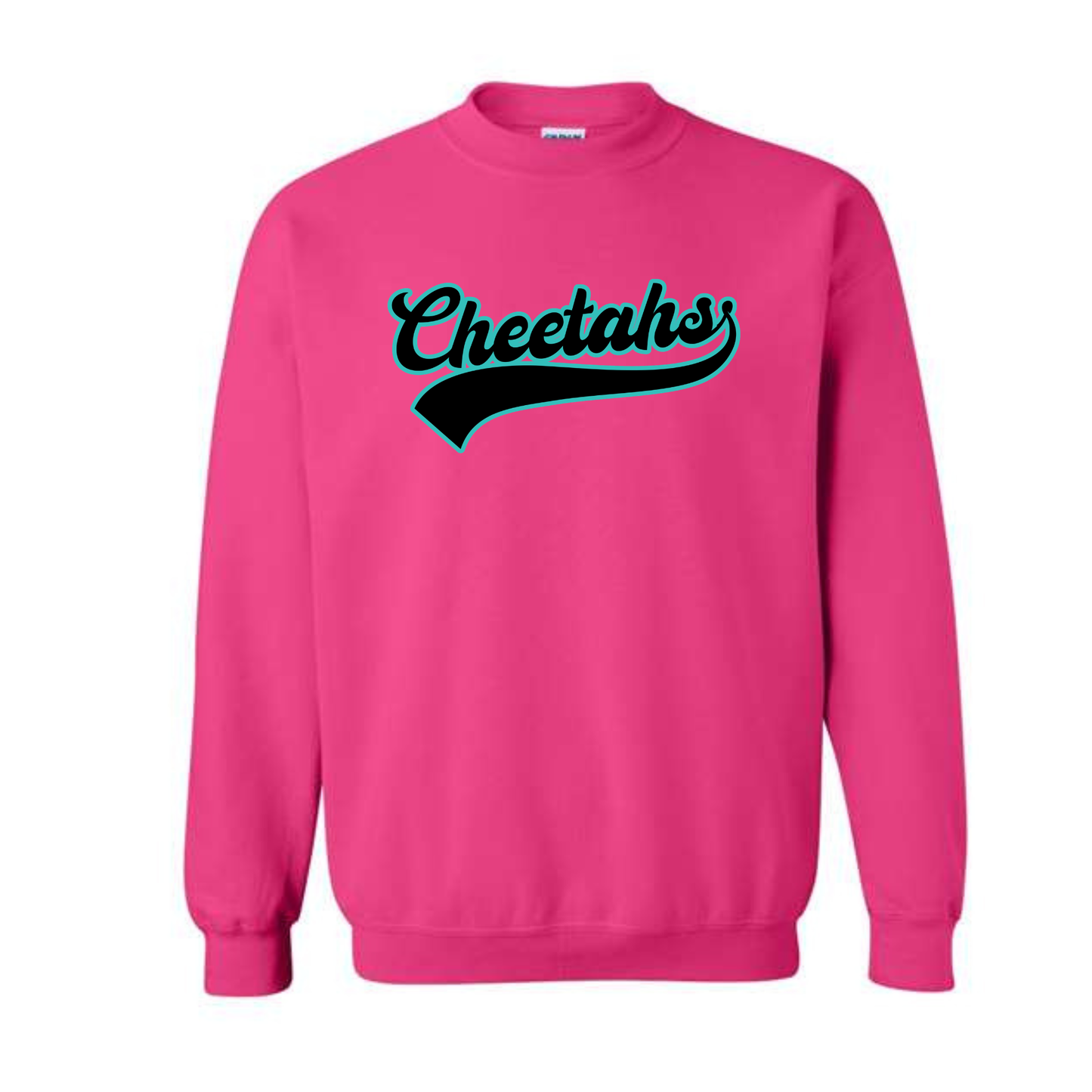 Cheetahs Retro Varsity Crewneck Sweatshirt