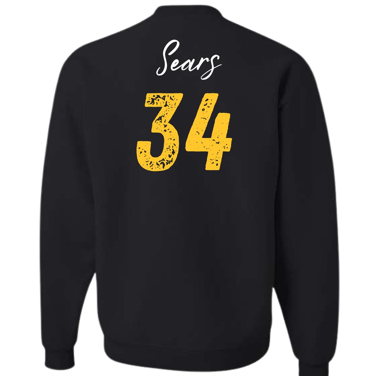 Lady Tigers Basketball Vertical Print Crewneck Sweatshirt