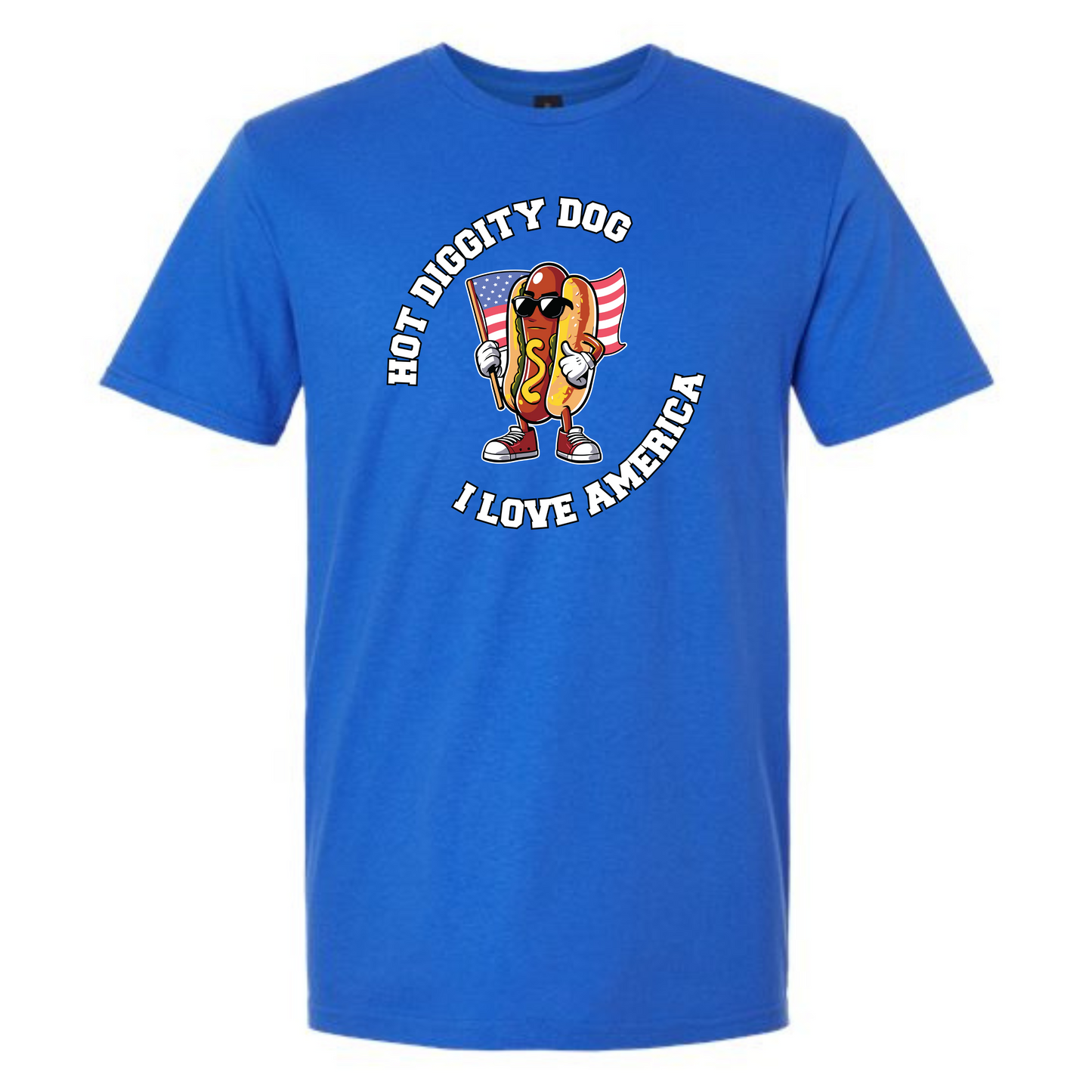 Hot Diggity Dog I Love America Shirt