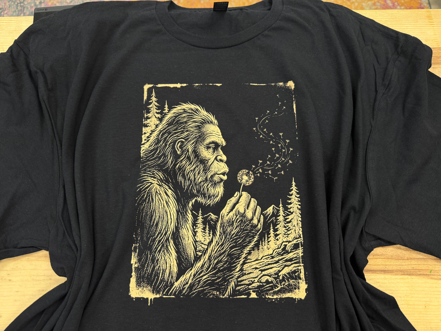 Bigfoot w/Dandelion Tee Shirt