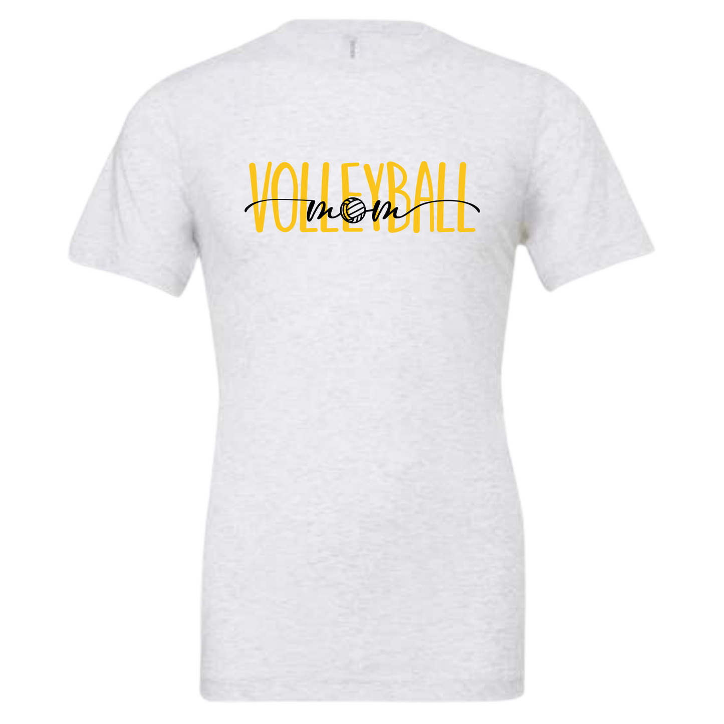 Volleyball Simply Mom Tee Shirt, Crewneck Sweatshirt or Hoodie -Ash Grey