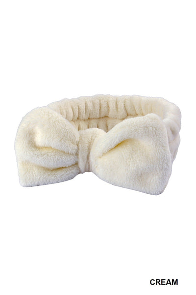 Bow Knot Plush Headband