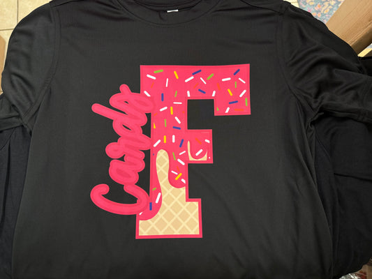 Farmington Cardinals Drip Tee Shirt