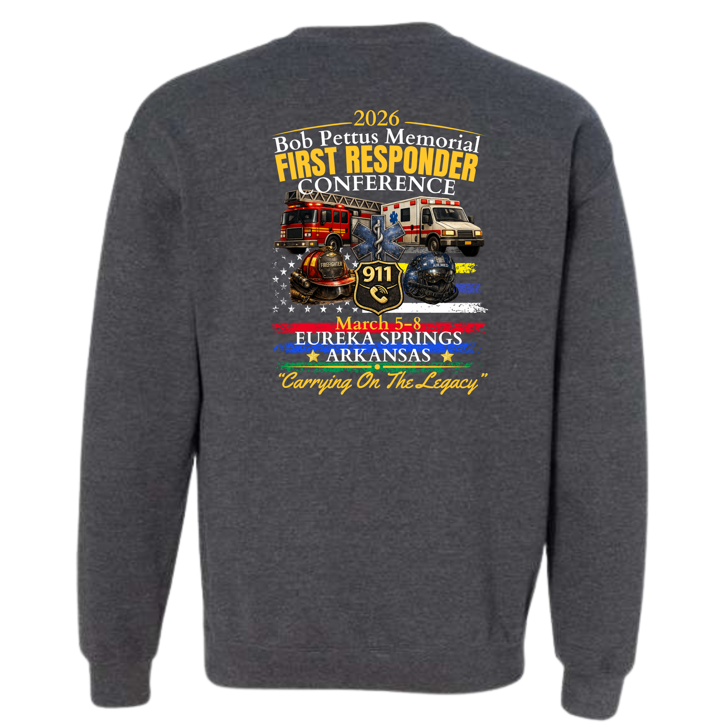 Bob Pettus First Responder Conference Crewneck Sweatshirt