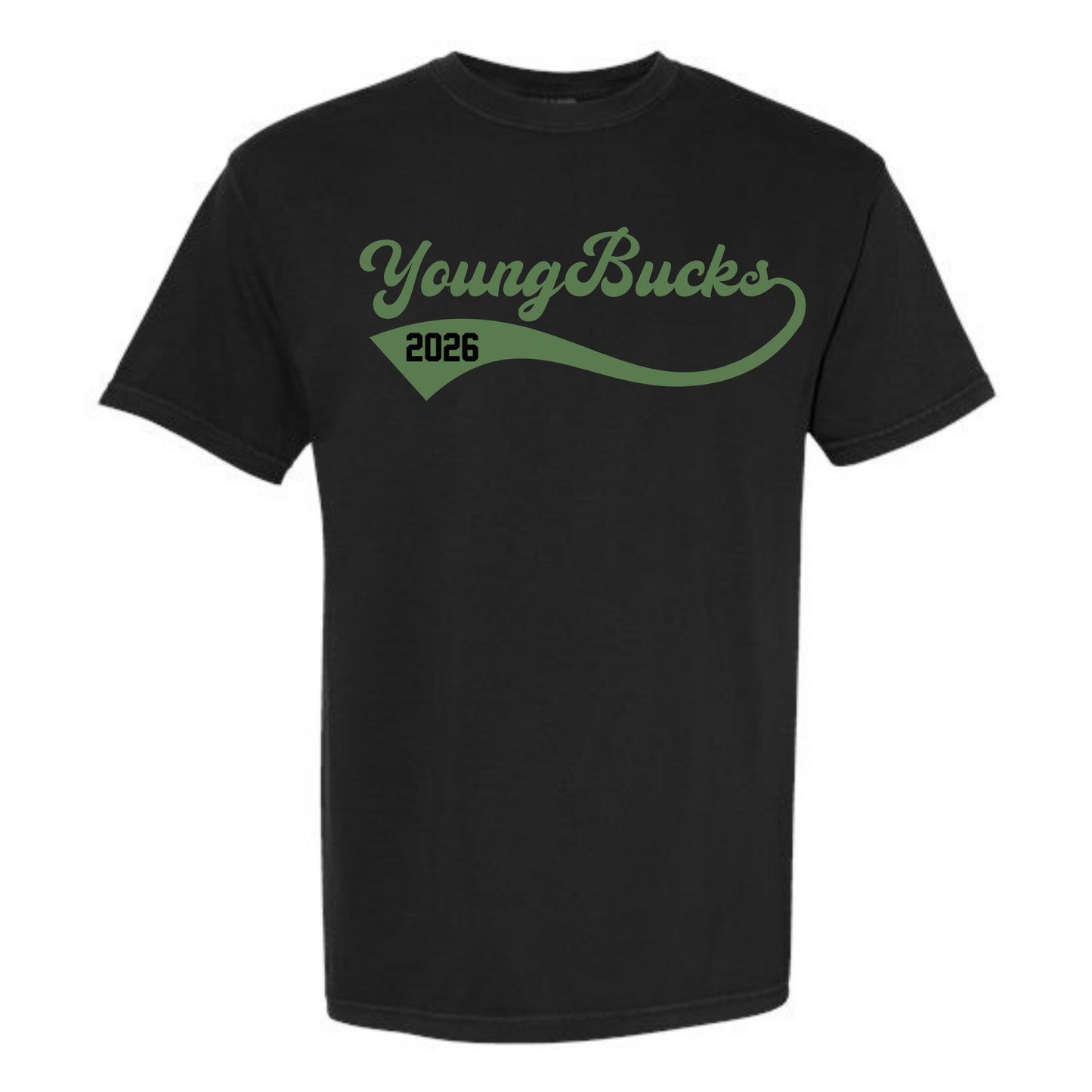 Young Bucks Stealing Second Baseball Tee Shirt