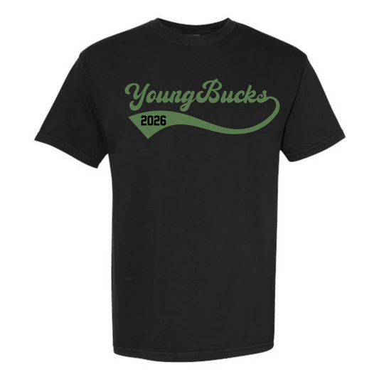 Young Bucks Stealing Second Baseball Tee Shirt