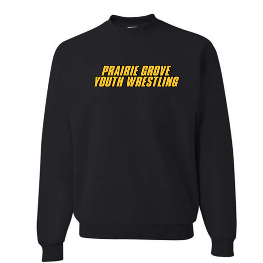 Prairie Grove Youth Wrestling Crewneck Sweatshirt