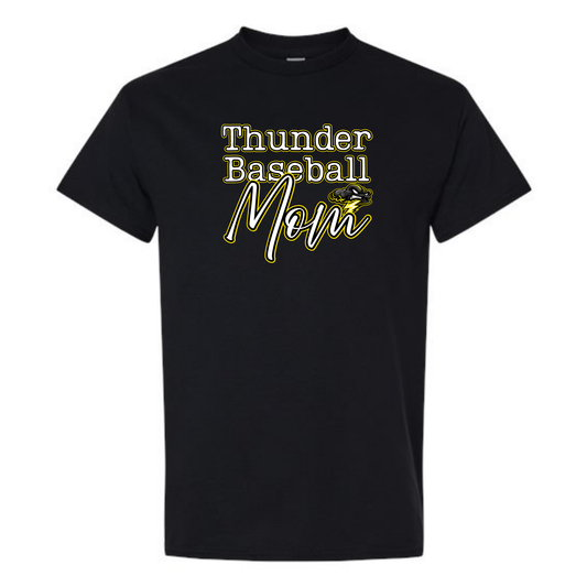 Thunder Baseball Mom Tee Shirt