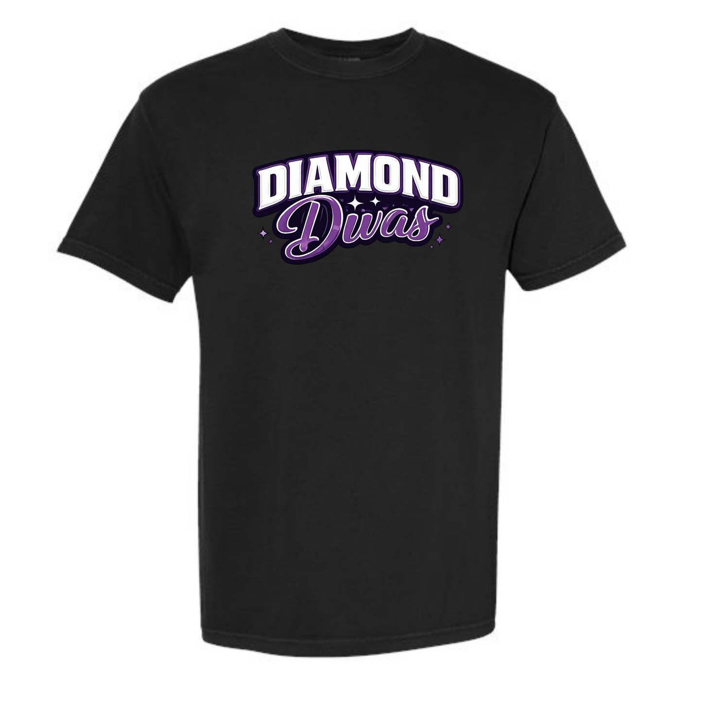 Diamond Divas Classic Tee Shirt - Black