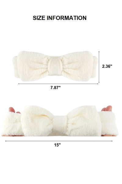Bow Knot Plush Headband
