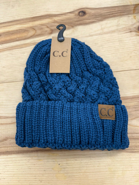 Chunky Knit C.C. Beanie
