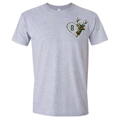 Young Bucks Heart Baseball Tee Shirt