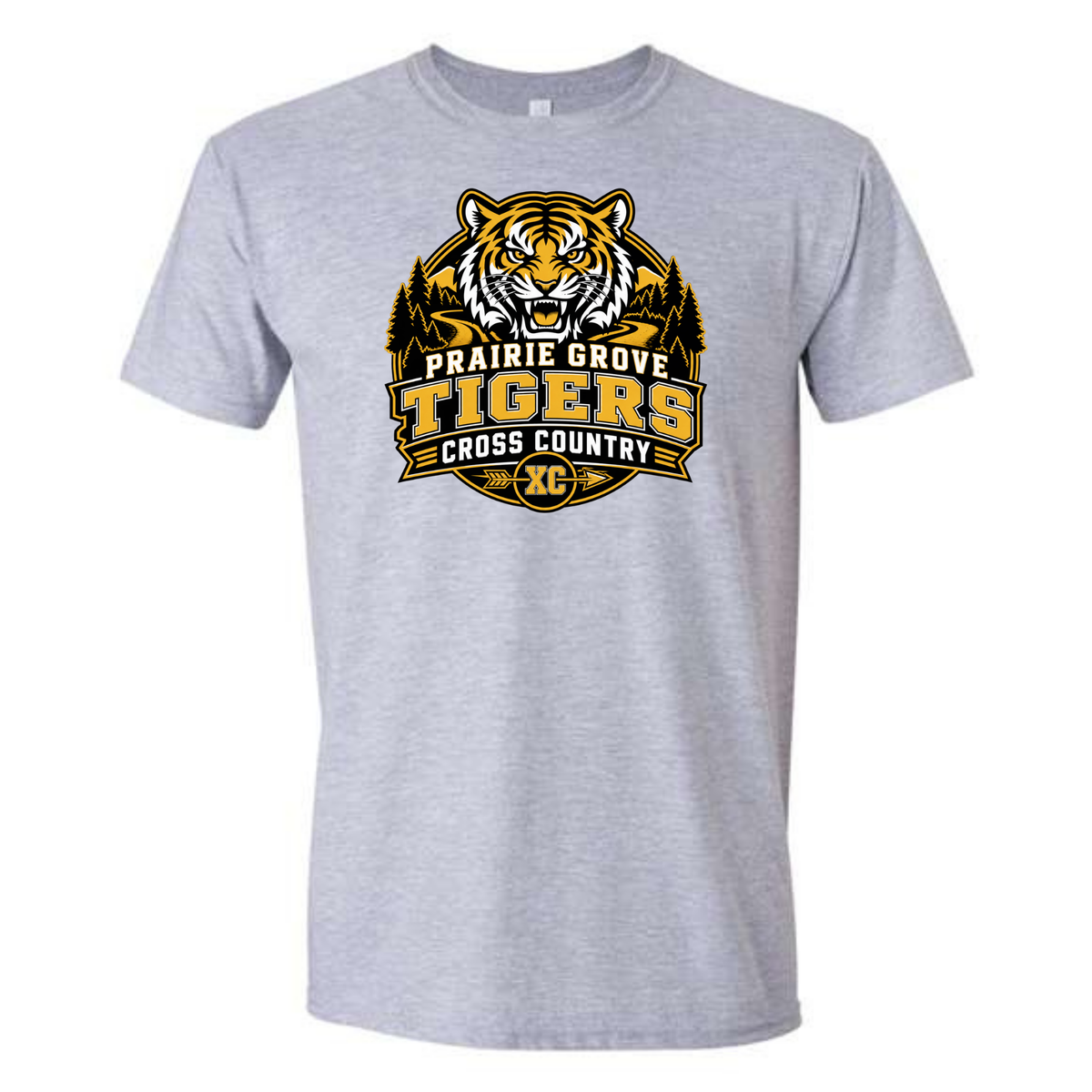 Prairie Grove Cross Country - Tiger Tee Shirt
