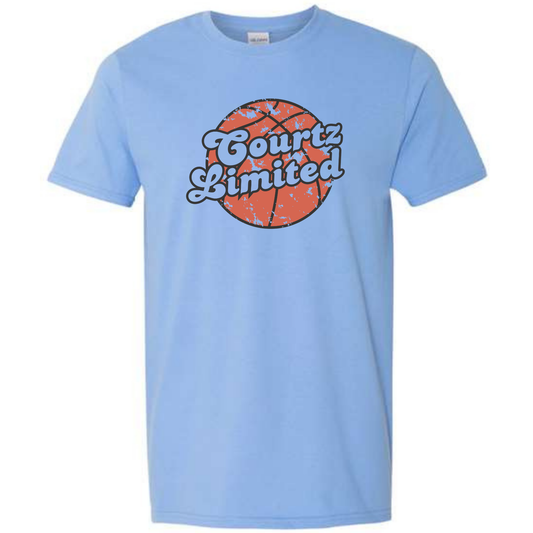 Courtz Limited Distressed Basketball Tee Shirt, Crewneck Sweatshirt or Hoodie