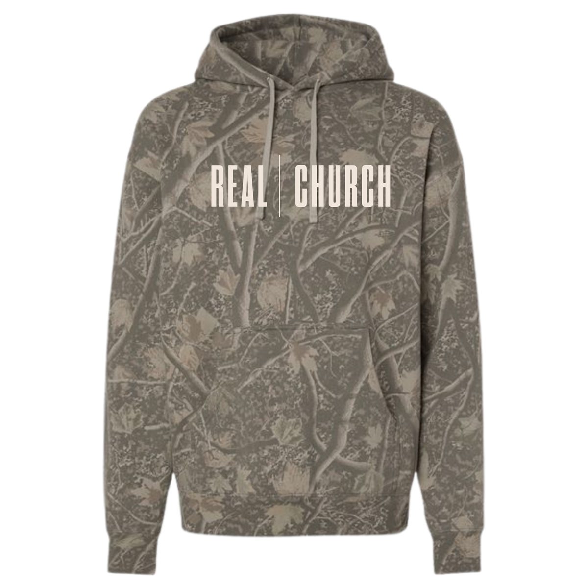 Real Church - Classic Logo Hoodie - Deadwood Tree Camouflage