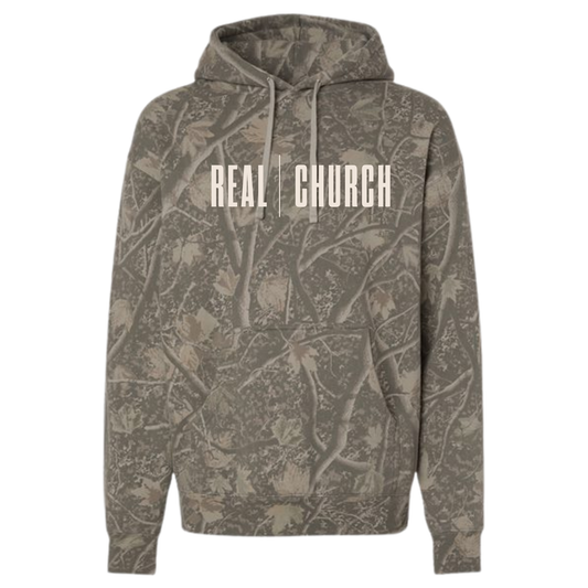 Real Church - Classic Logo Hoodie - Deadwood Tree Camouflage