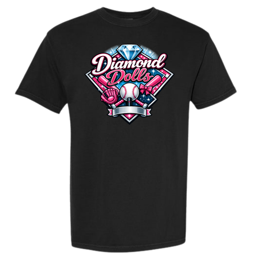 Diamond Dolls Logo Tee Shirt - Black