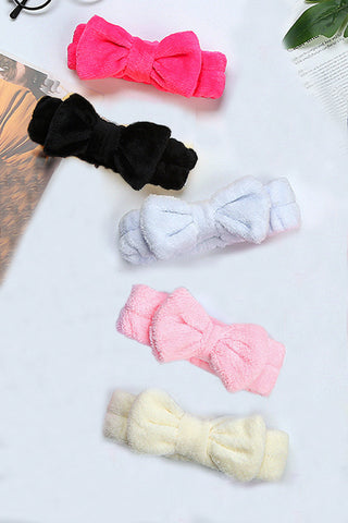 Bow Knot Plush Headband