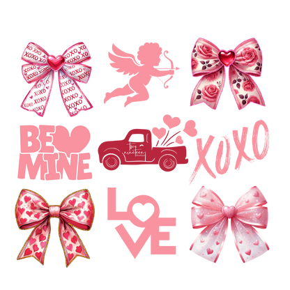 Two Nineteen Valentine's Coquette Bows Tee Shirt