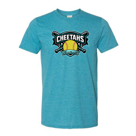 Cheetahs Home Run Tee Shirt - Blue