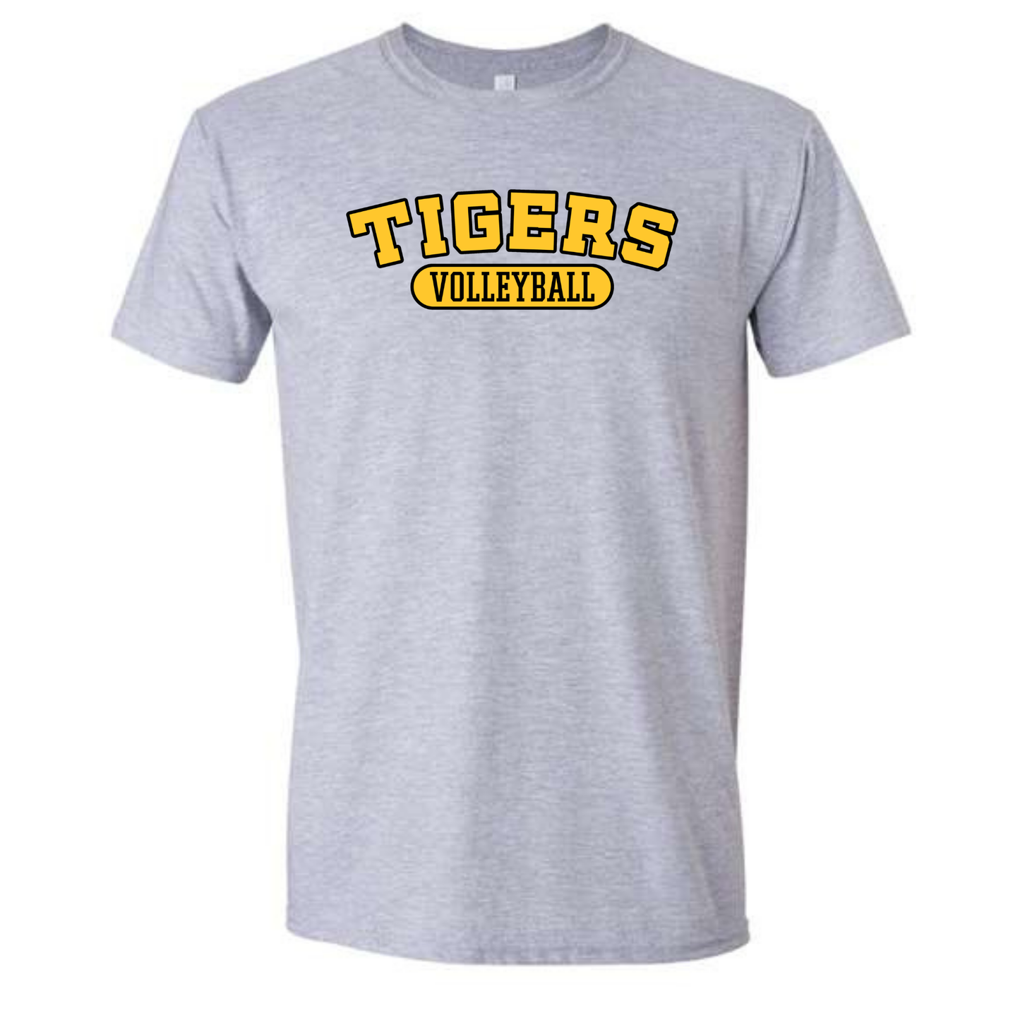 Tigers Volleyball Classic Tee Shirt, Sweatshirt or Hoodie - Sport Grey