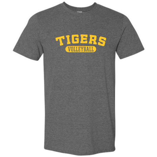 Tigers Volleyball Classic Tee Shirt, Sweatshirt or Hoodie - Grey
