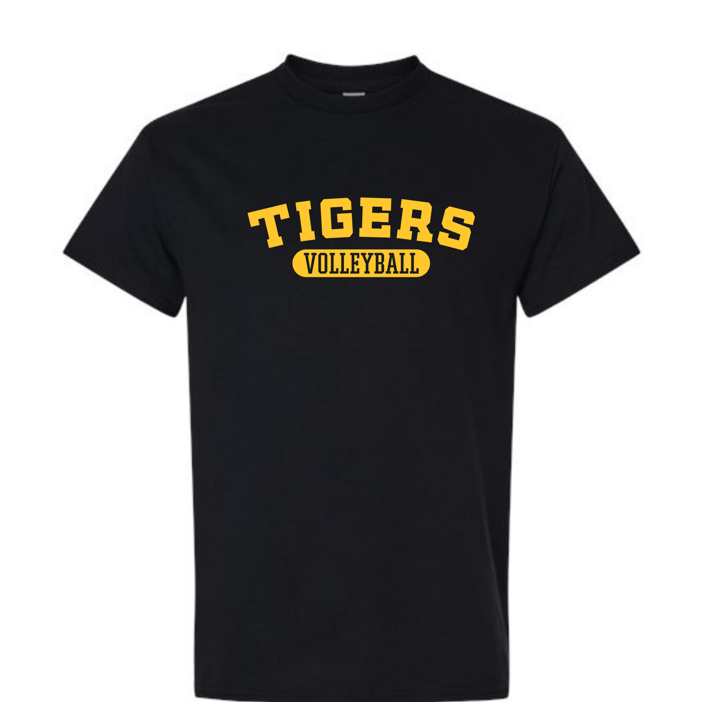 Tigers Volleyball Classic Tee Shirt, Sweatshirt or Hoodie - Black