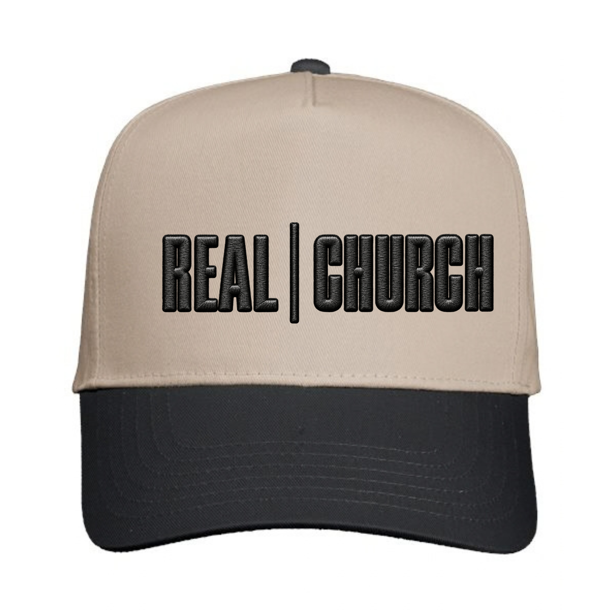 Real Church - Puff Embroidered Cap