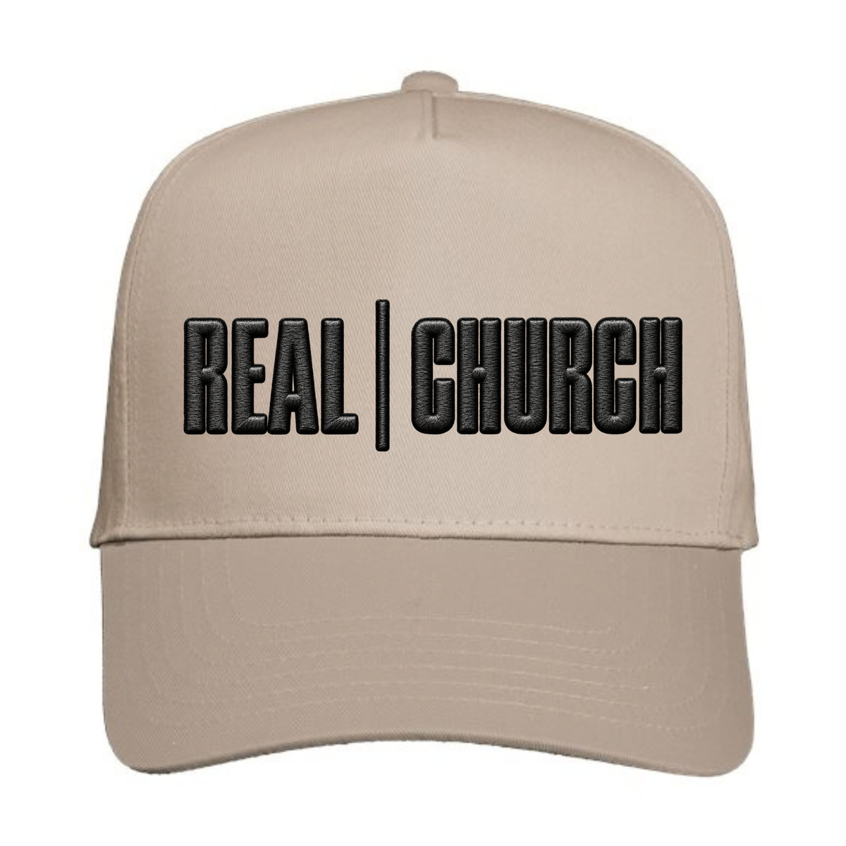 Real Church - Puff Embroidered Cap