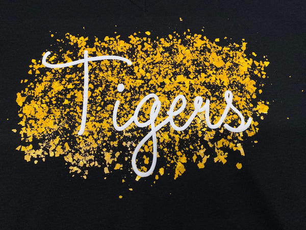 Confetti & Puff Print Tigers Tee