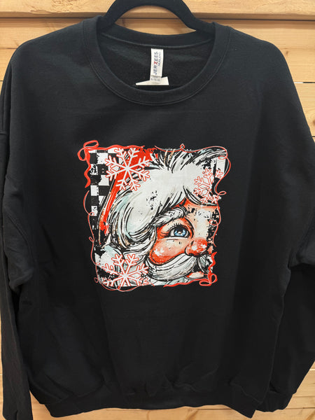 Bold Santa Christmas Sweatshirt