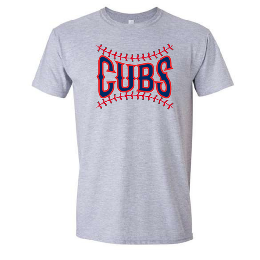 Cubs Logo Tee Shirt - Grey