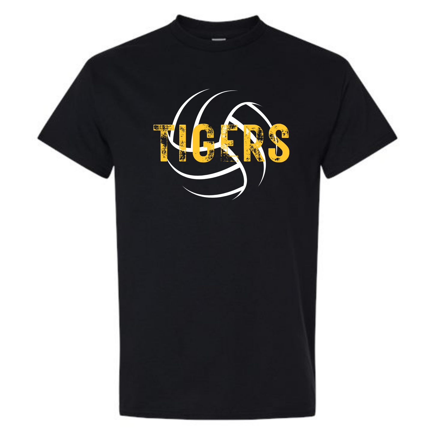 Tigers Volleyball Match Point Tee Shirt, Sweatshirt or Hoodie - Black