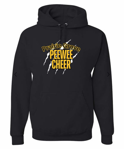 Prairie Grove PeeWee Cheer Tee, Crewneck or Hoodie