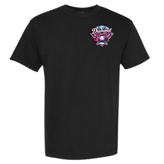 Diamond Dolls Small Logo Tee Shirt - Black
