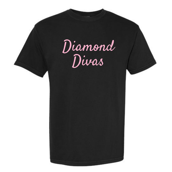 Diamond Divas Logo Tee Shirt - Black