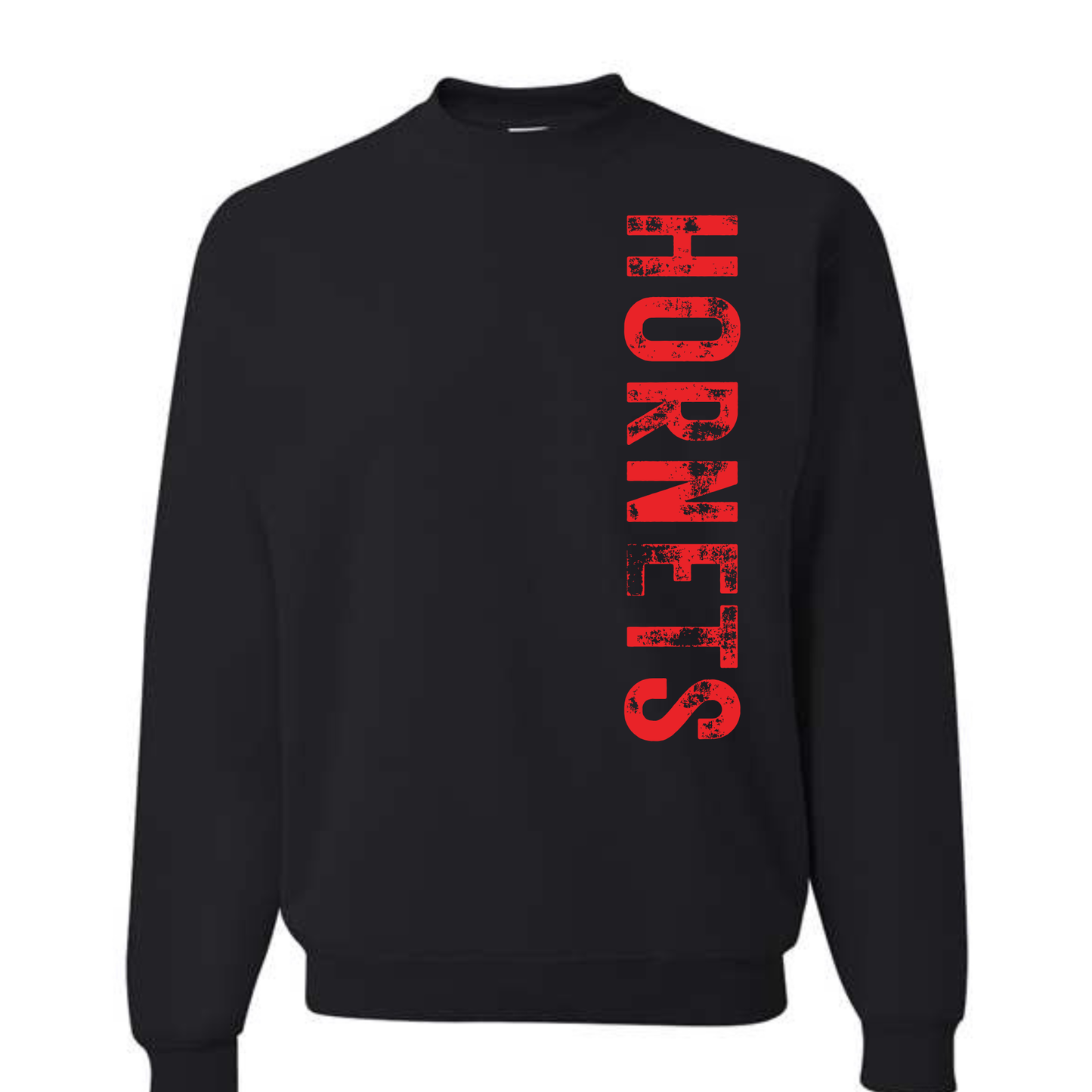 Hornets Vertical Print Crewneck Sweatshirt