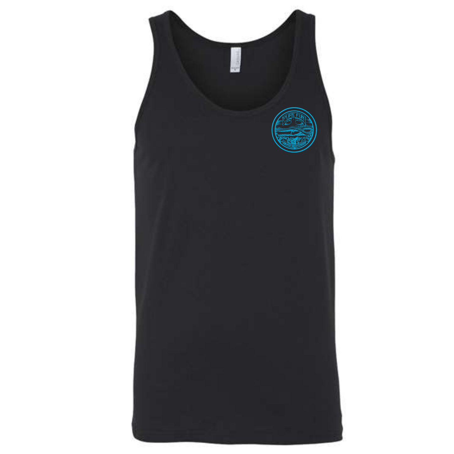 Byzak Surfboards Pure Fun Hank's Tanks - Black w/Teal Logo