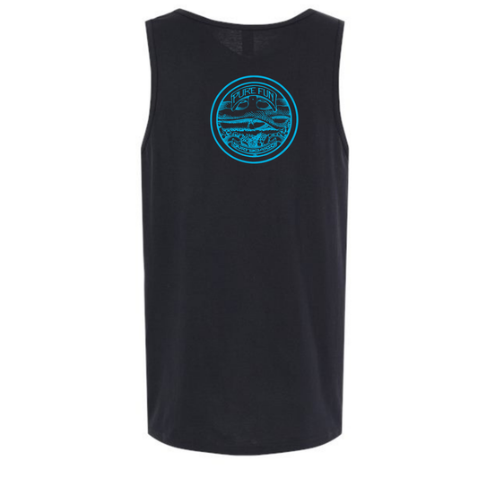 Byzak Surfboards Pure Fun Hank's Tanks - Black w/Teal Logo