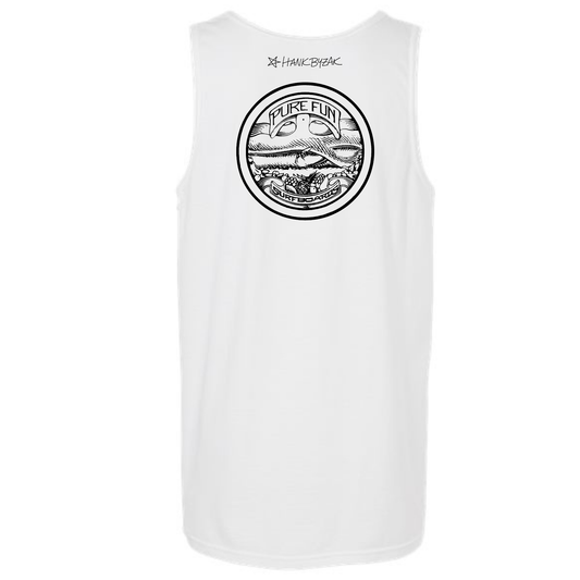 Byzak Surfboards Pure Fun Hank's Tanks - White w/Black Logo