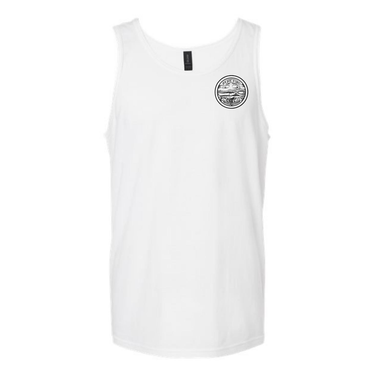Byzak Surfboards Pure Fun Hank's Tanks - White w/Black Logo