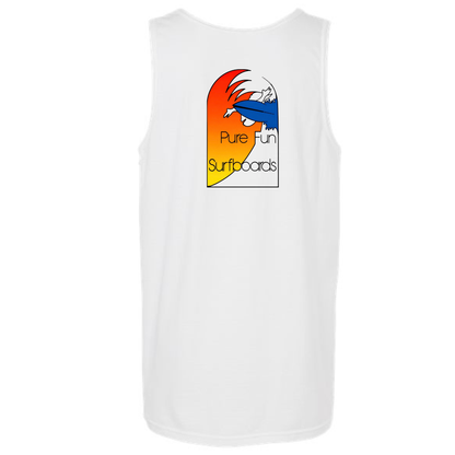 Byzak Surfboards Hank's Tanks - White w/Colorful Logo