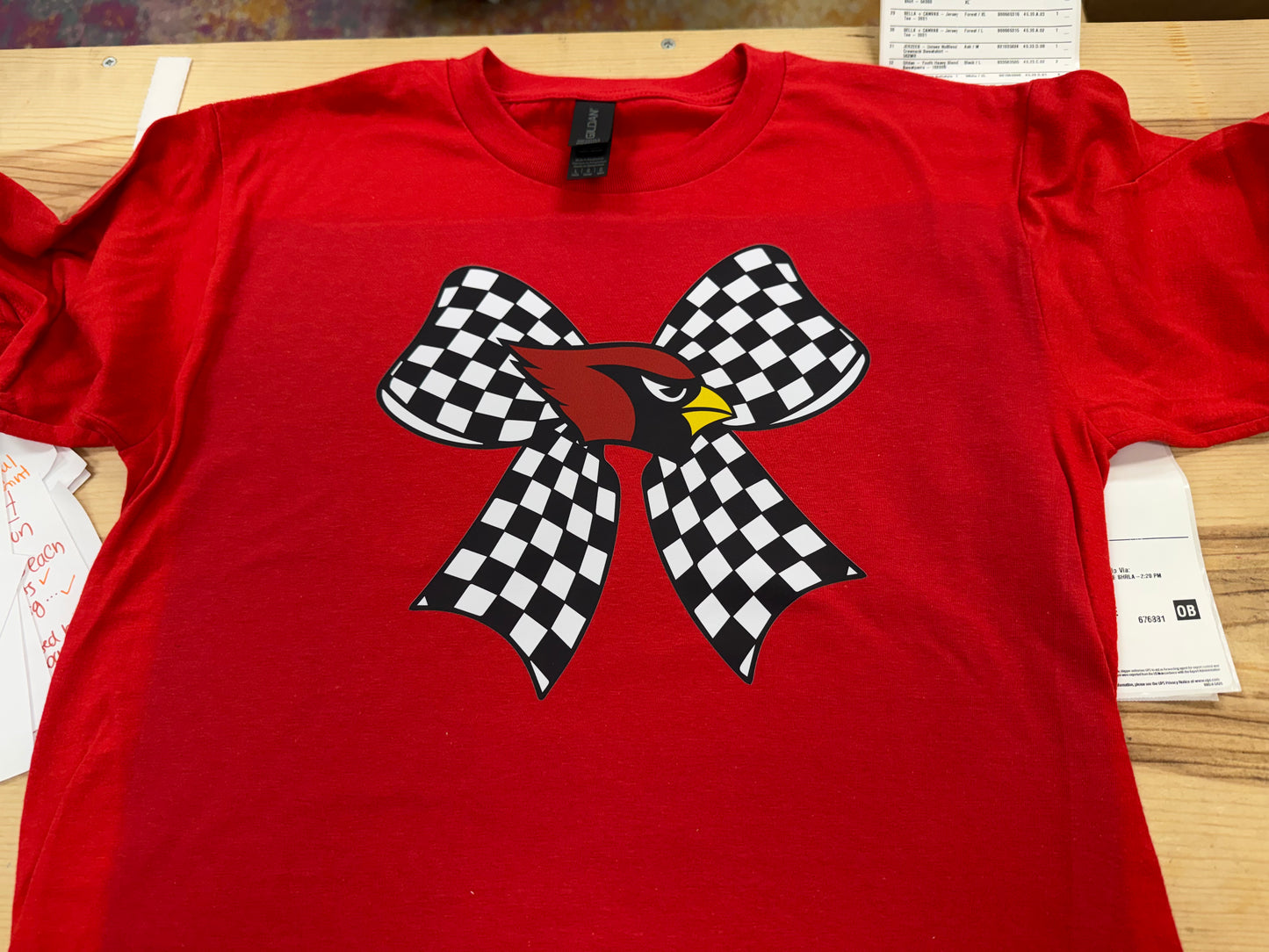 Cardinals Bow Tee or Sweatshirt Shirt