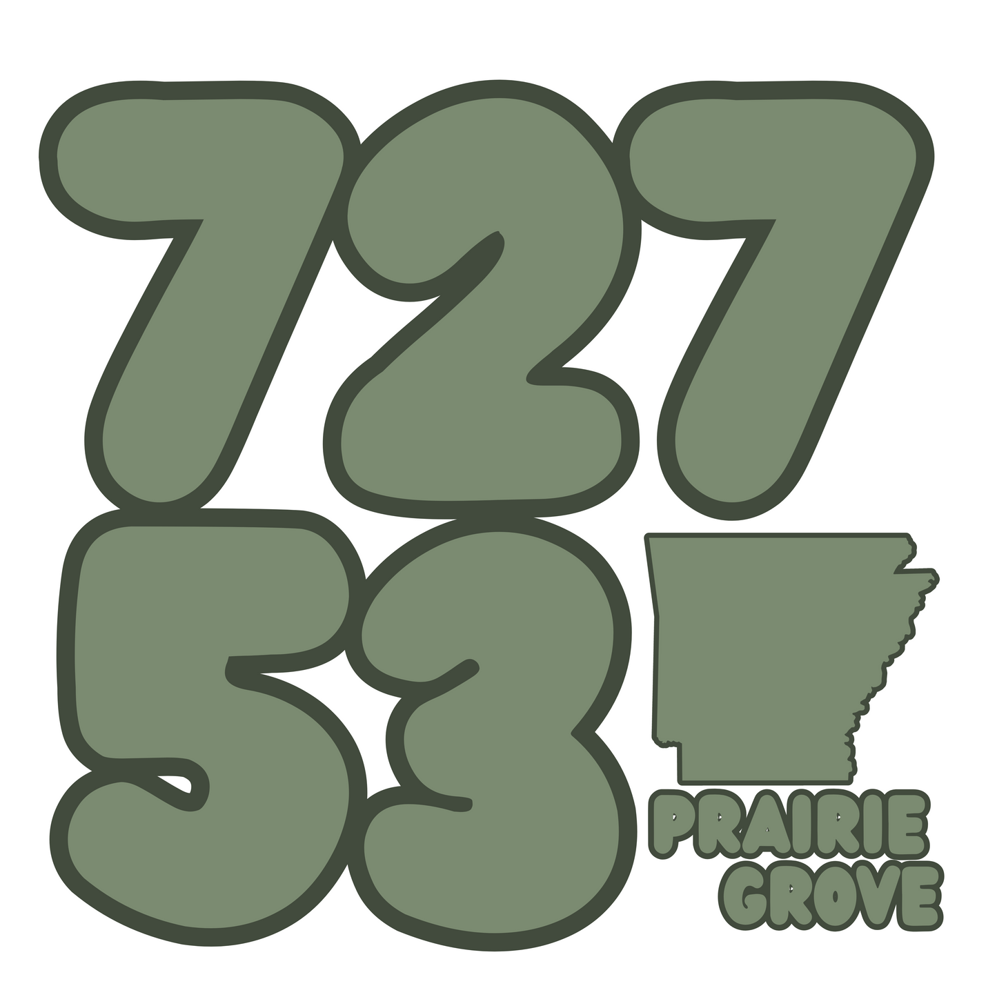Just a Small Town Tee Shirt - Prairie Grove, Arkansas