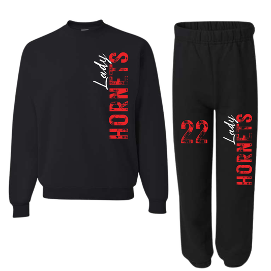 Lady Hornets Sweats Set