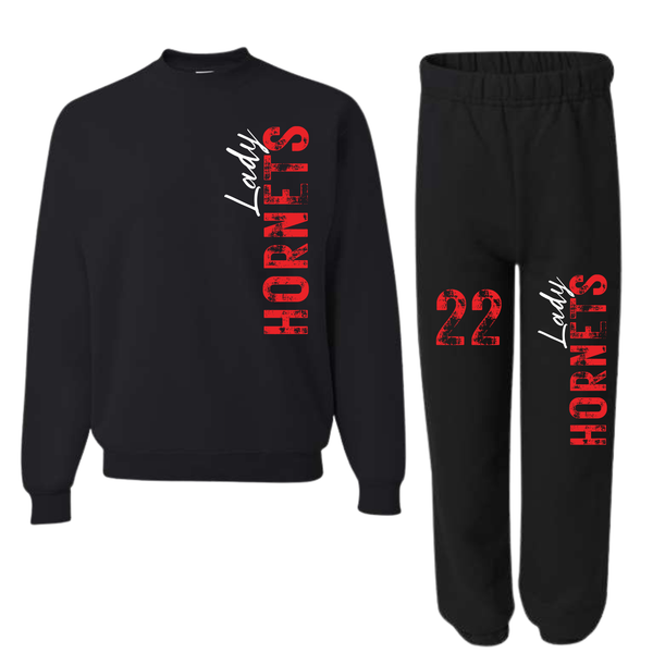 Lady Hornets Sweats Set