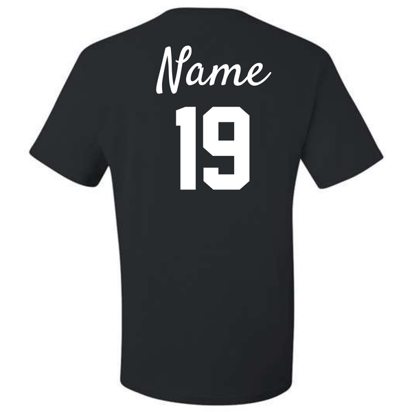 Diamond Divas Logo Tee Shirt - Black w/White Print