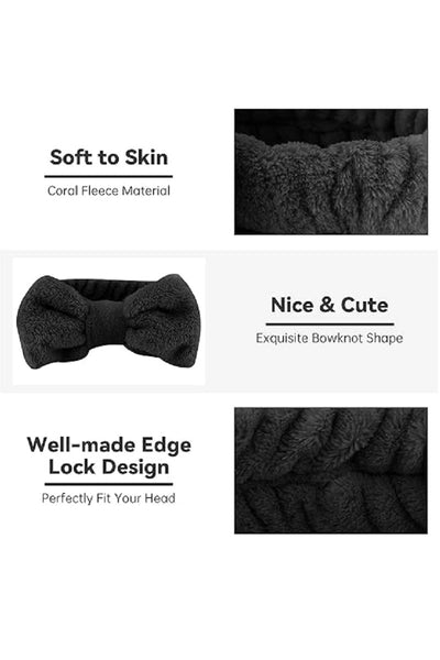 Bow Knot Plush Headband